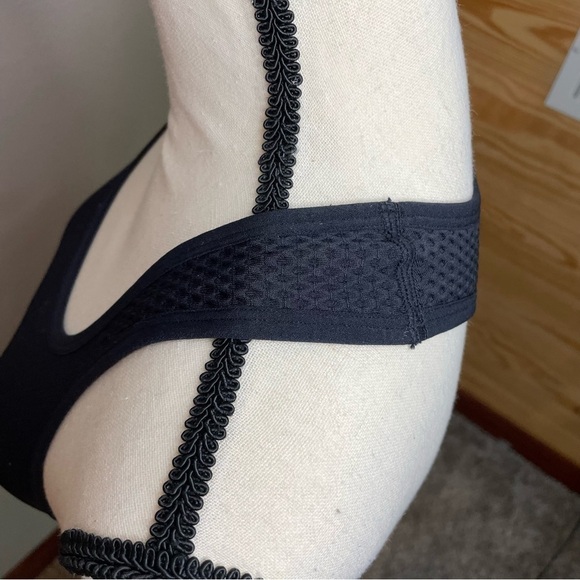 BCG Low Support Black Activewear Racerback Sports Bra Medium - Picture 4 of 7